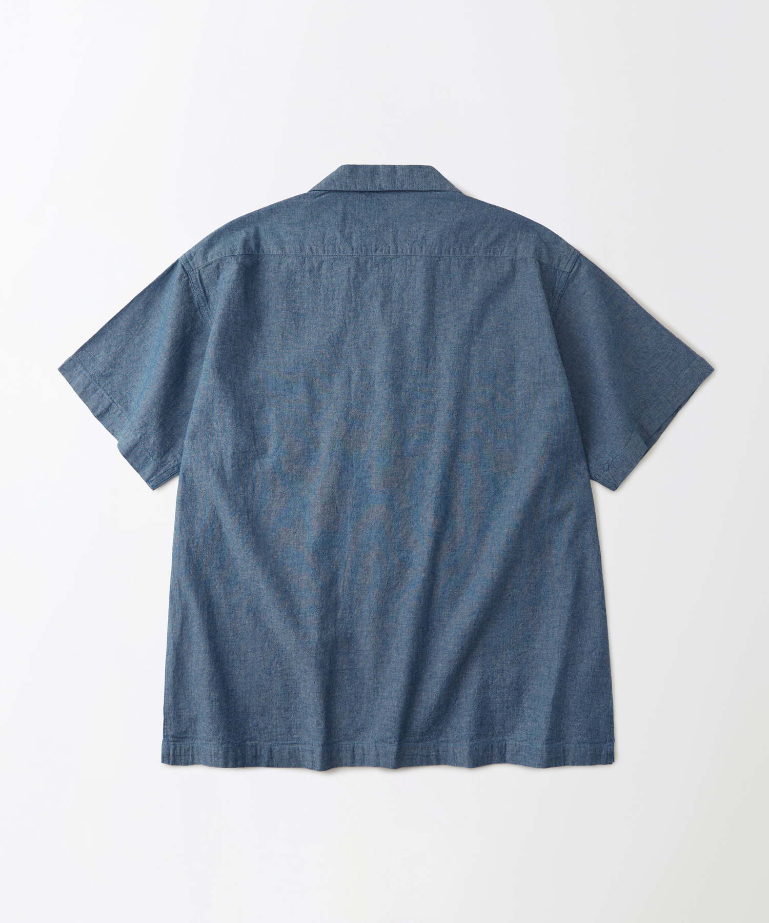 GUAYABERA CUBA EMD HALF SHIRT_L.BLUE