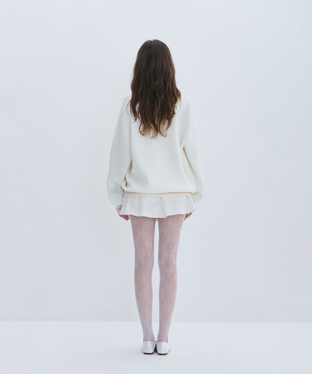 PREPPY LINE CARDIGAN - PINK