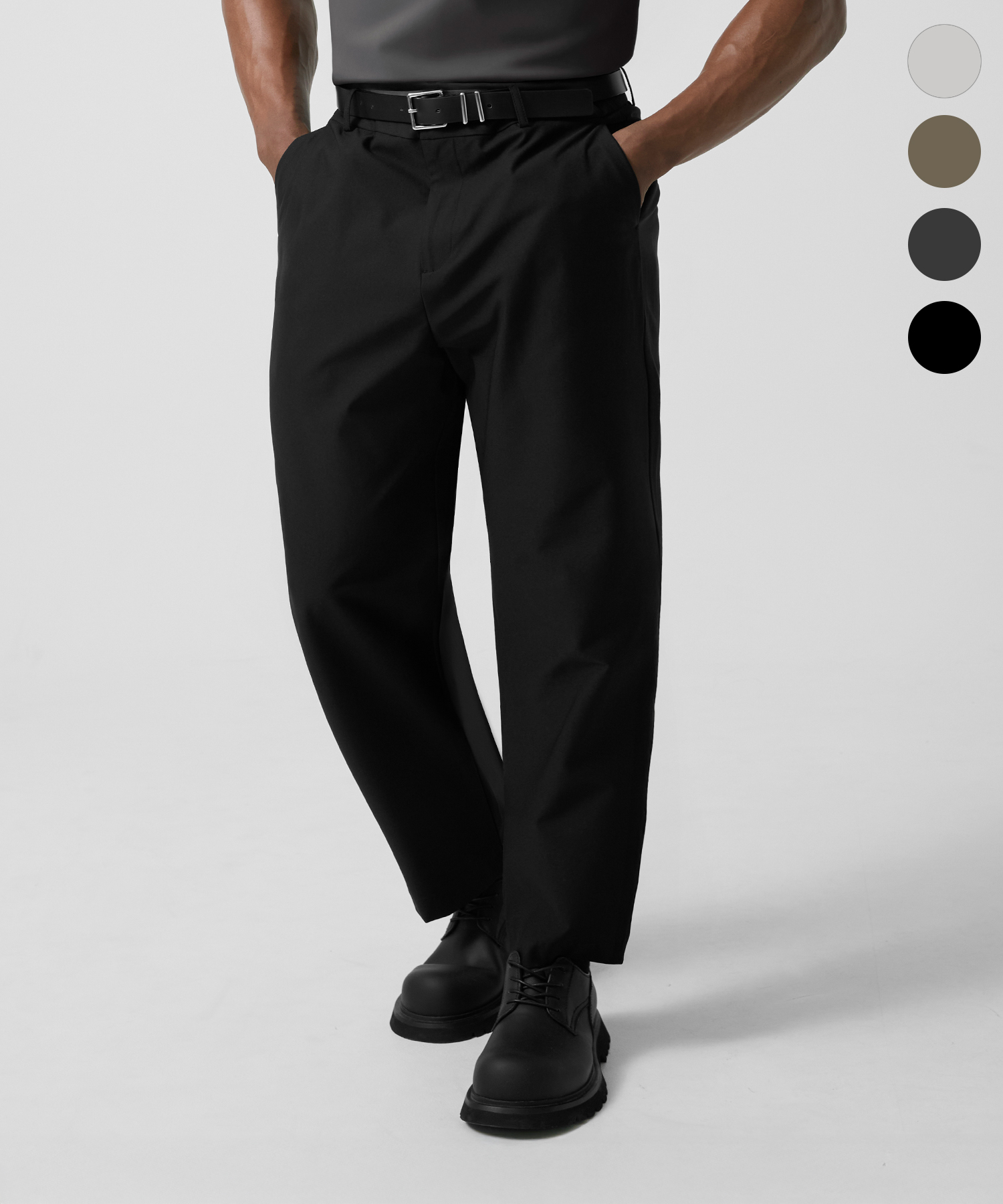 AIR COOL OFFICE BANDING SLACKS_4color