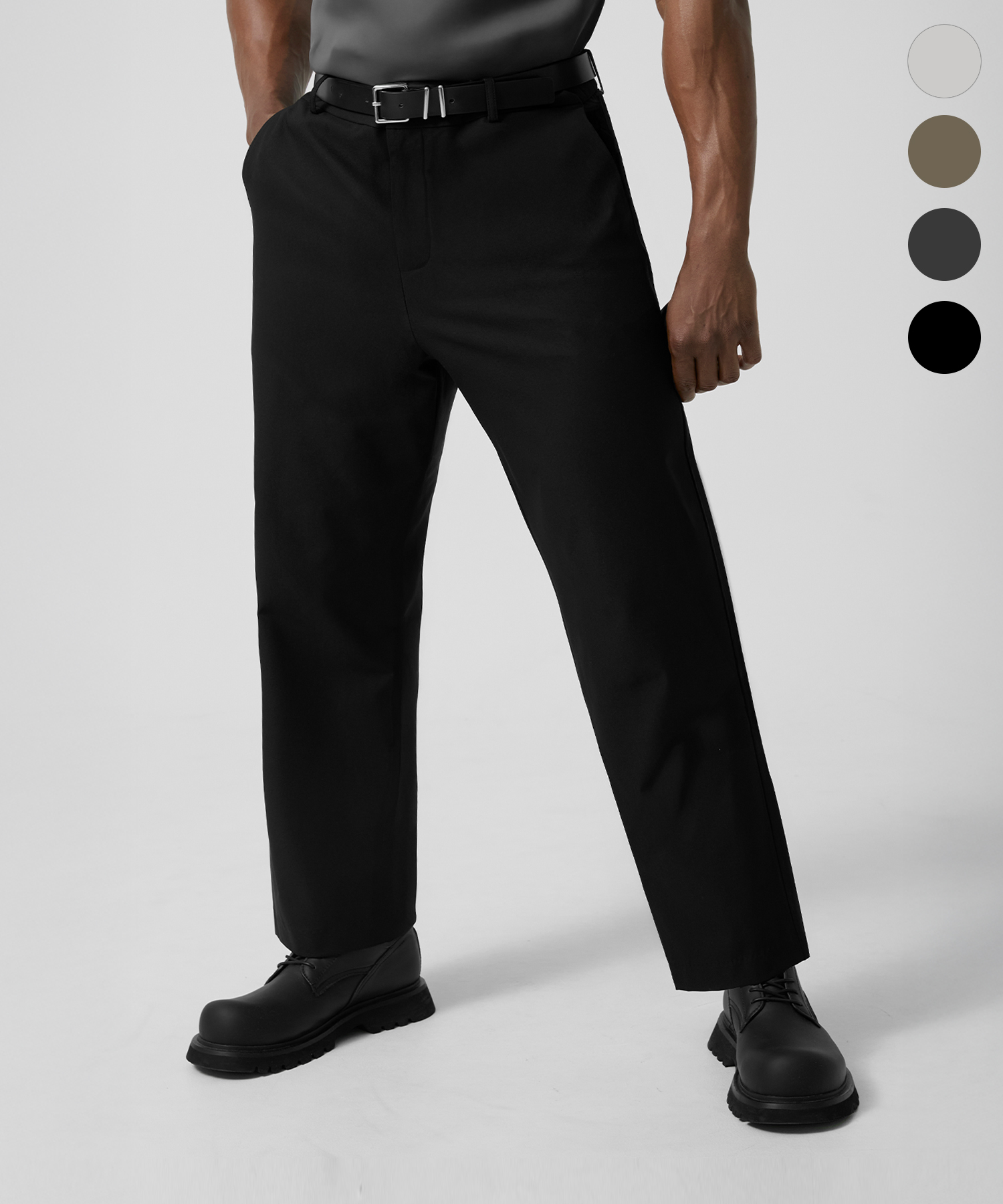 AIR COOL OFFICE BANDING SLACKS_4color