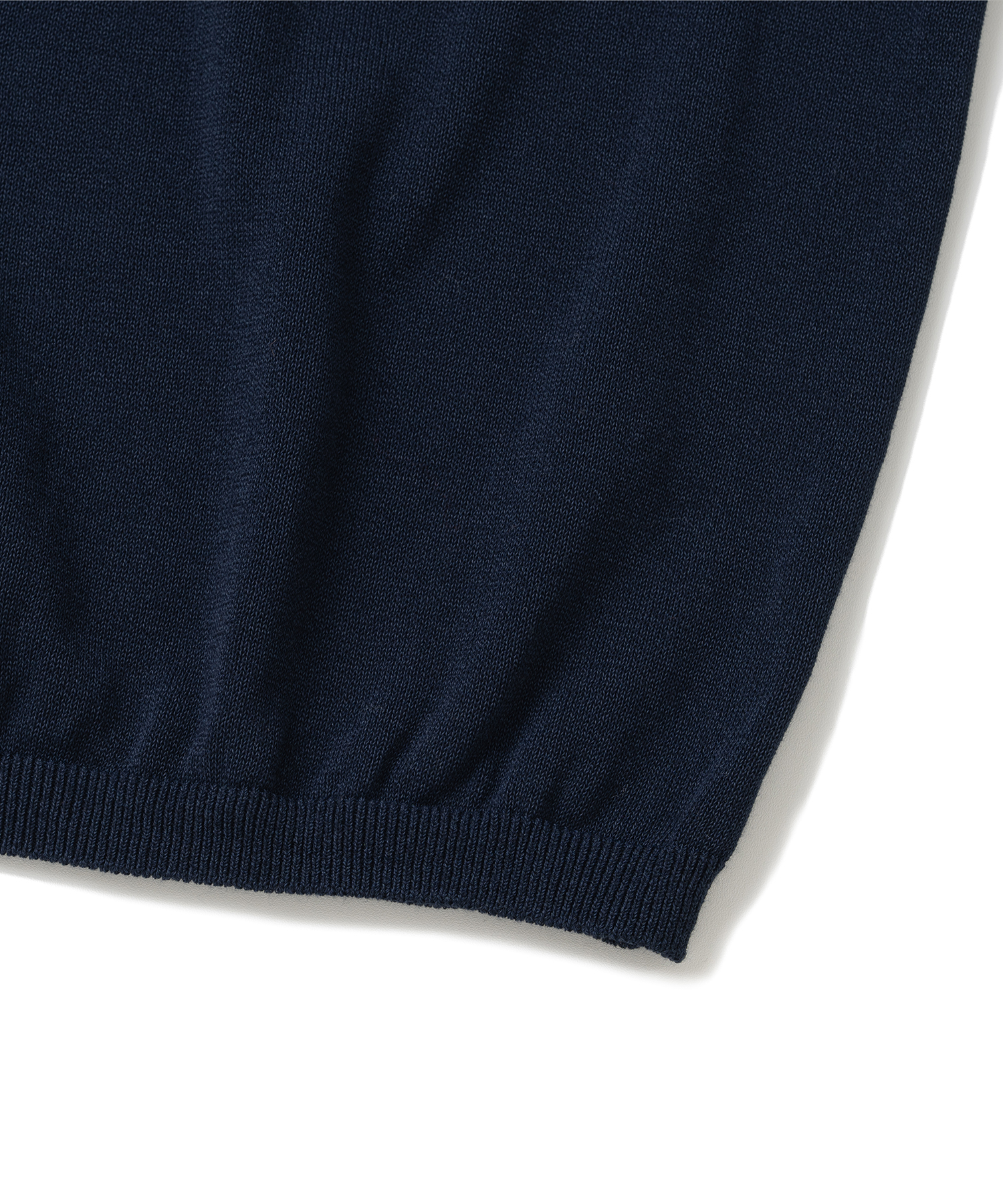 Кроп-трикотаж хенли NAVY