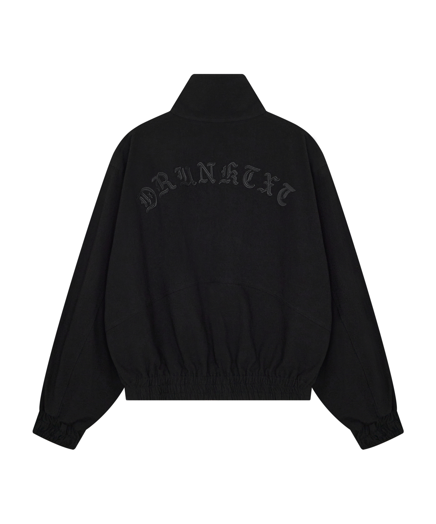 Zip-Up Shirt Jacket Black