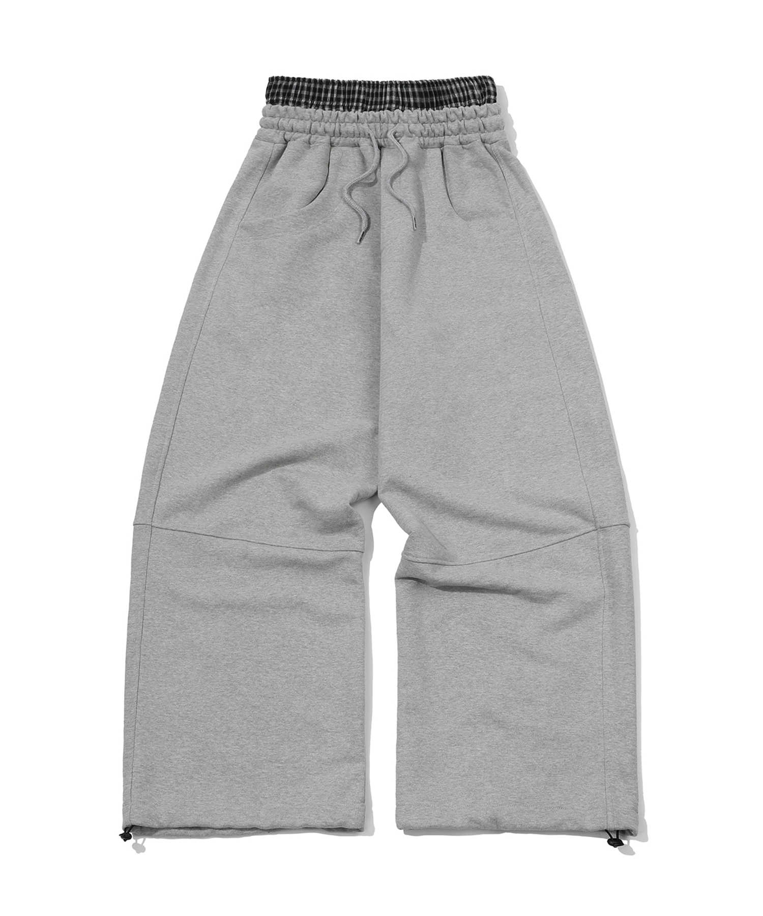 Серые спортивные штаны Sagging в клетку