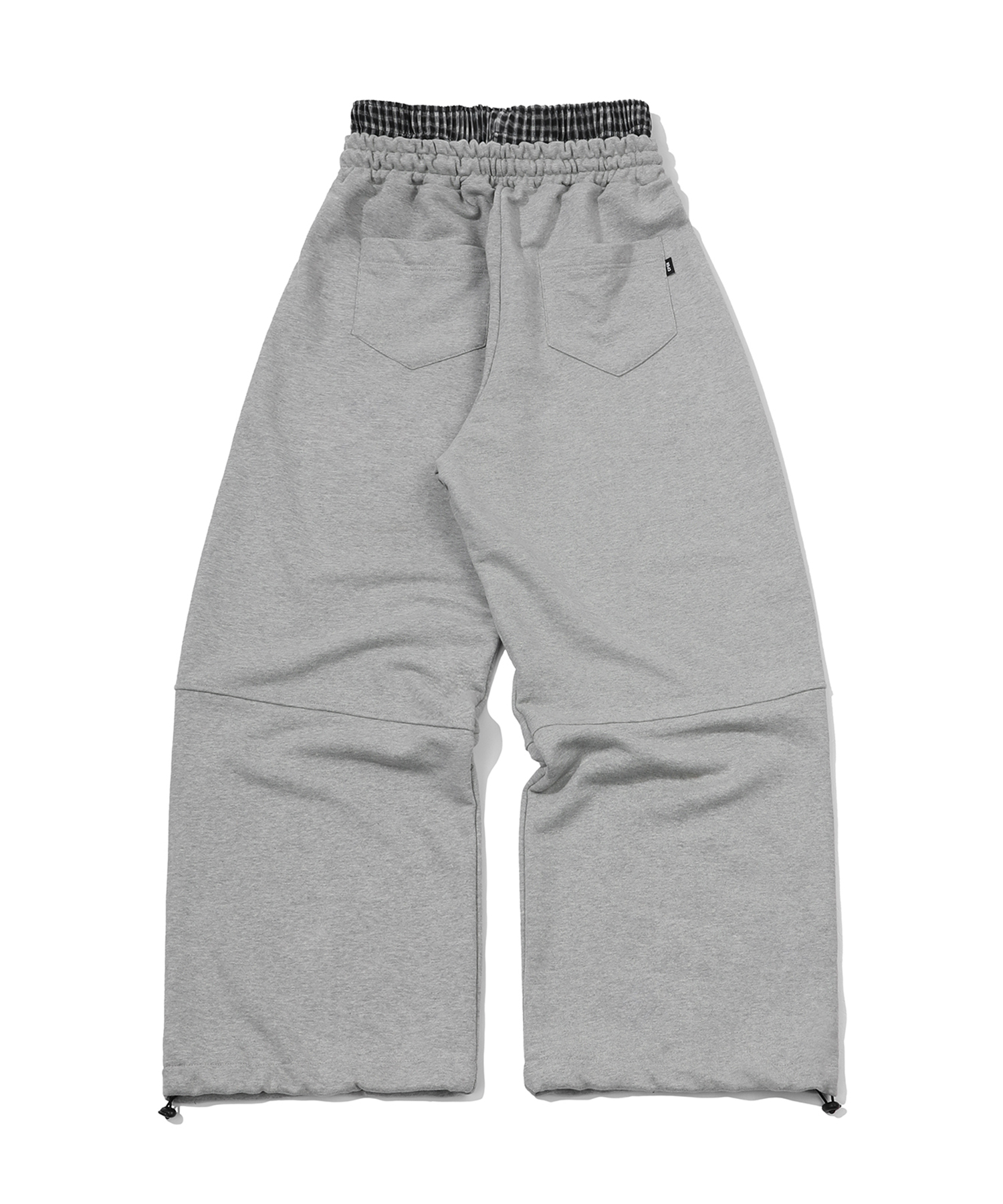 Серые спортивные штаны Sagging в клетку
