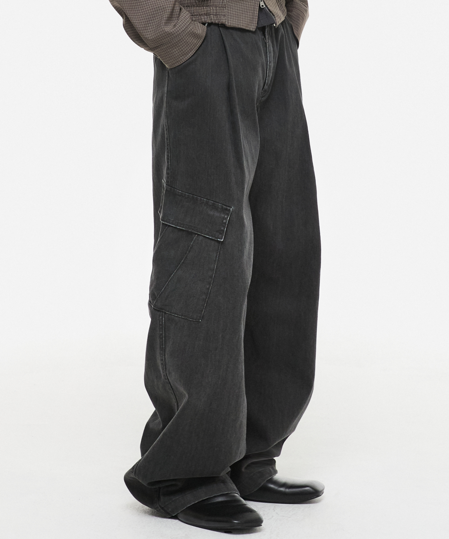 Cation Cargo Wide Pants Black
