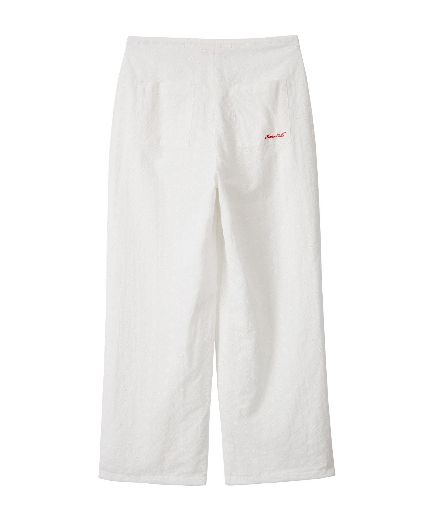 Corin Punching Lace Pants-Ivory
