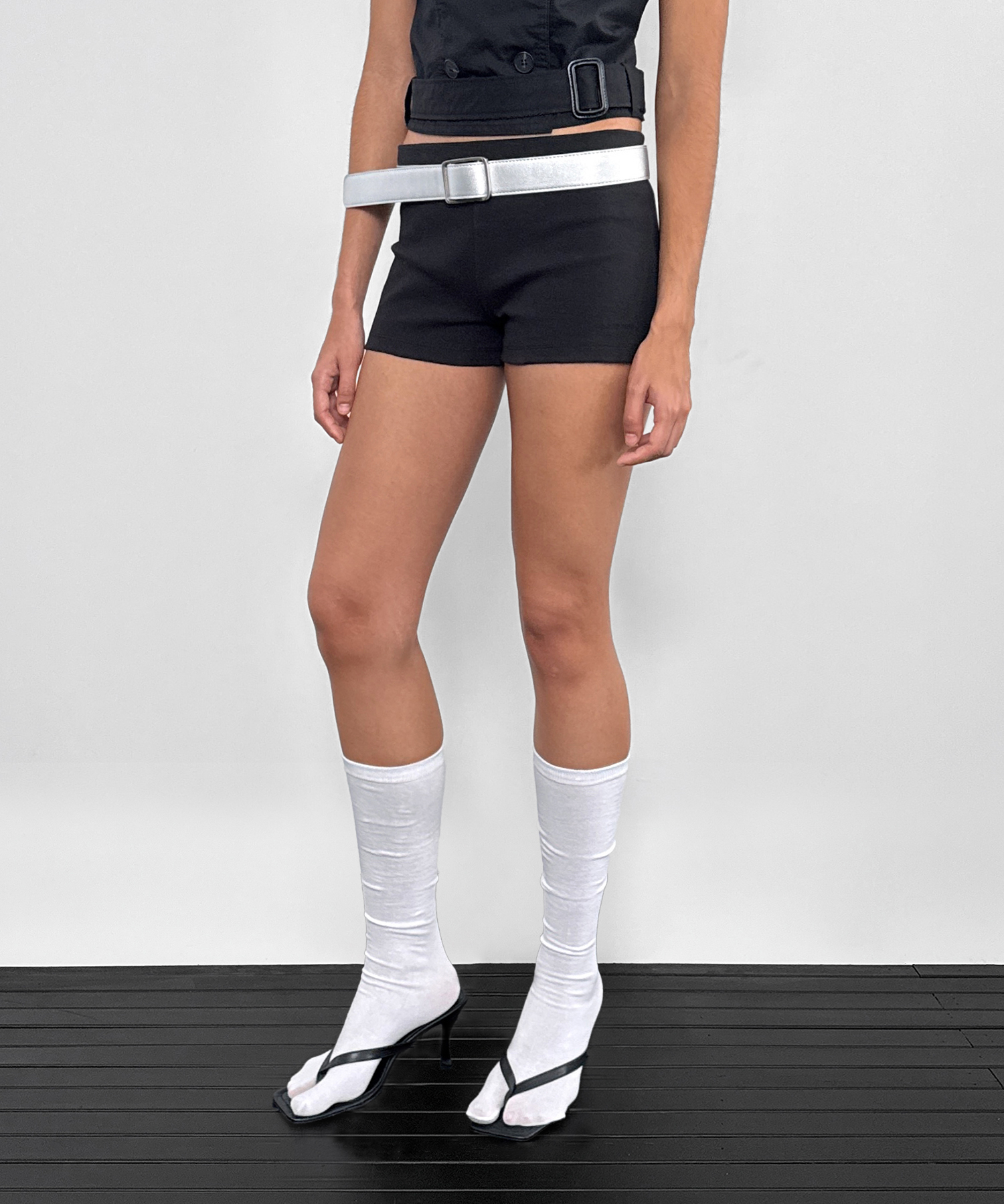 Low-Rise Short Pants_Black
