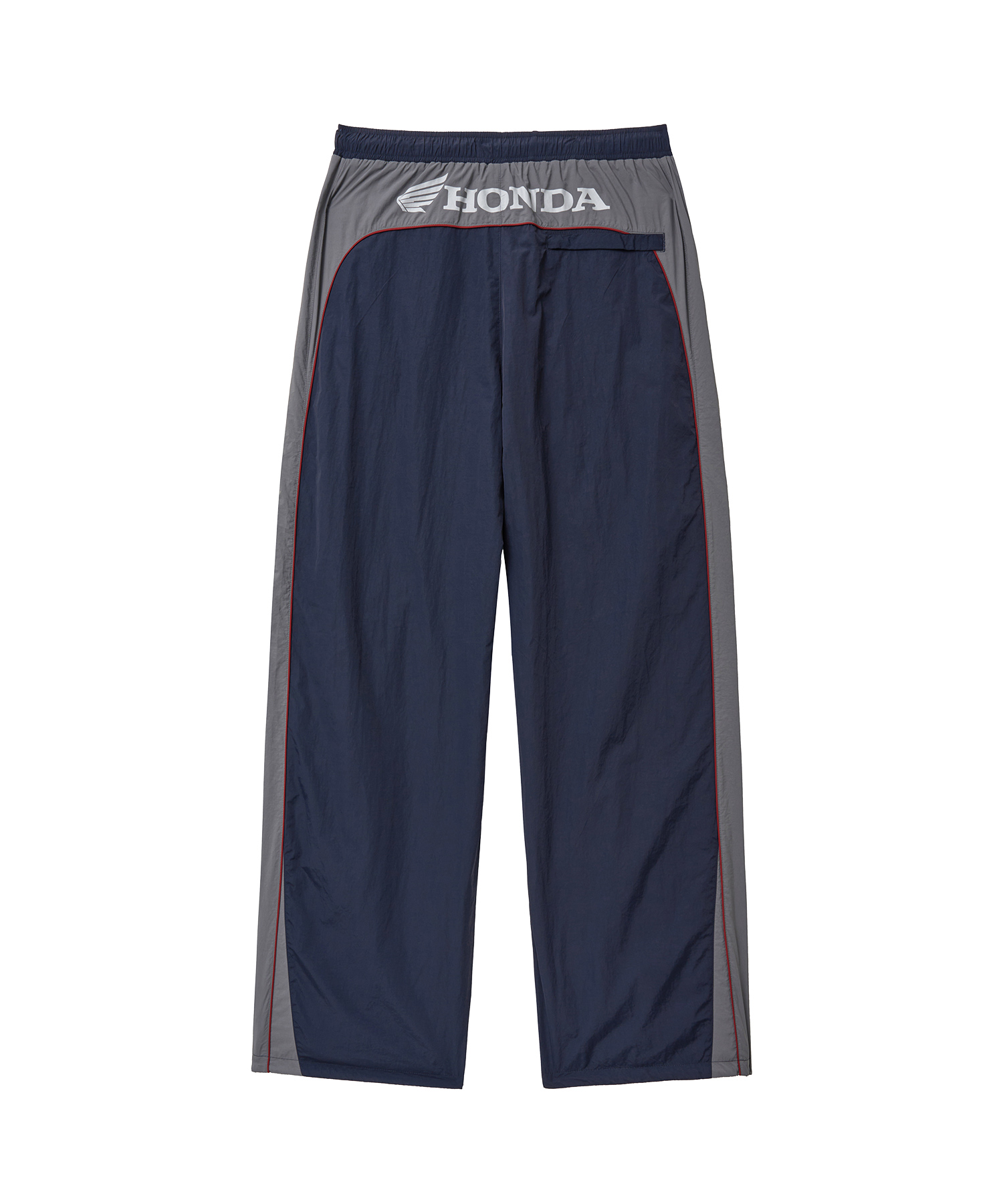 Nylon Multi Logo Pants Navy
