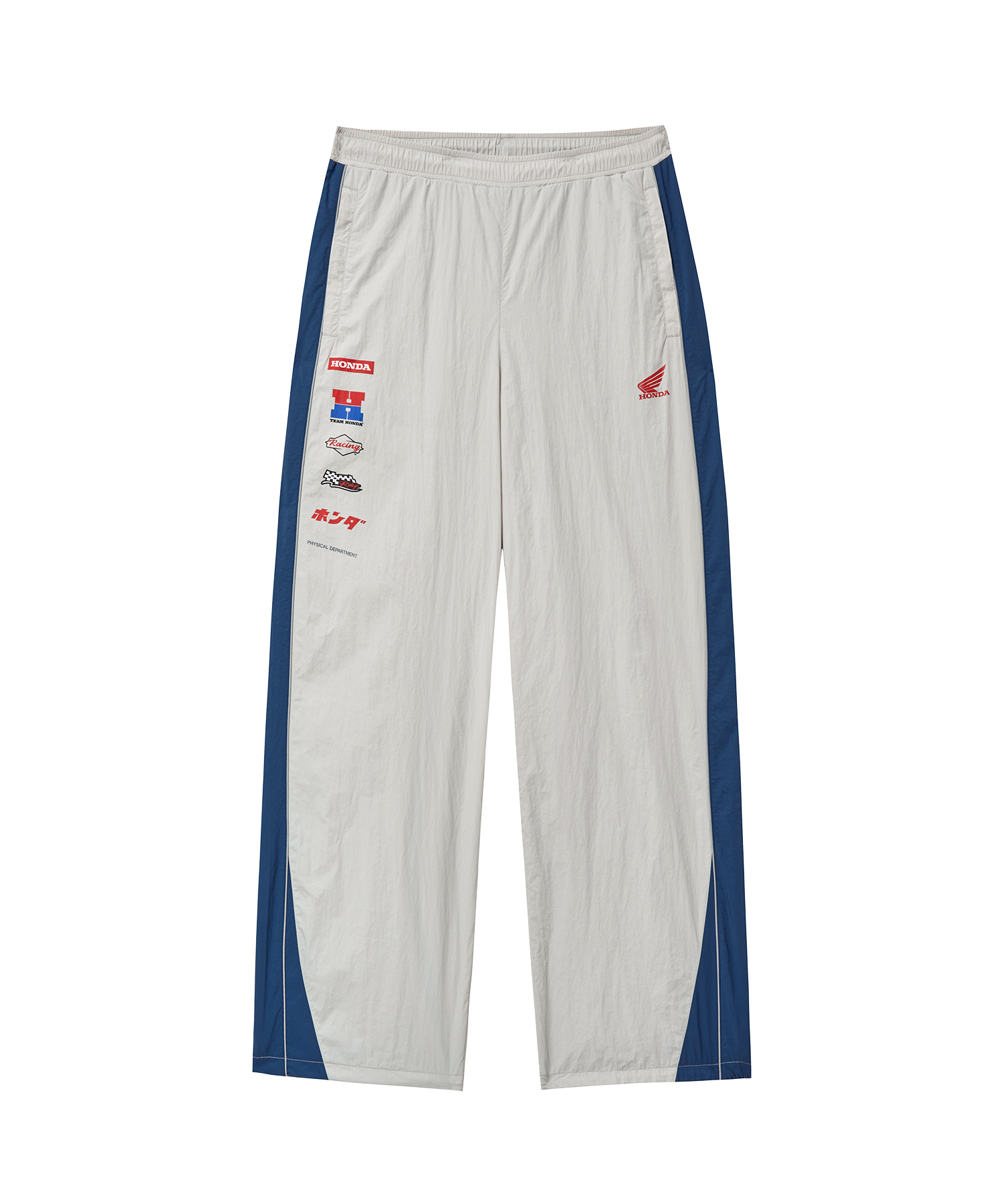 Nylon Multi Logo Pants White