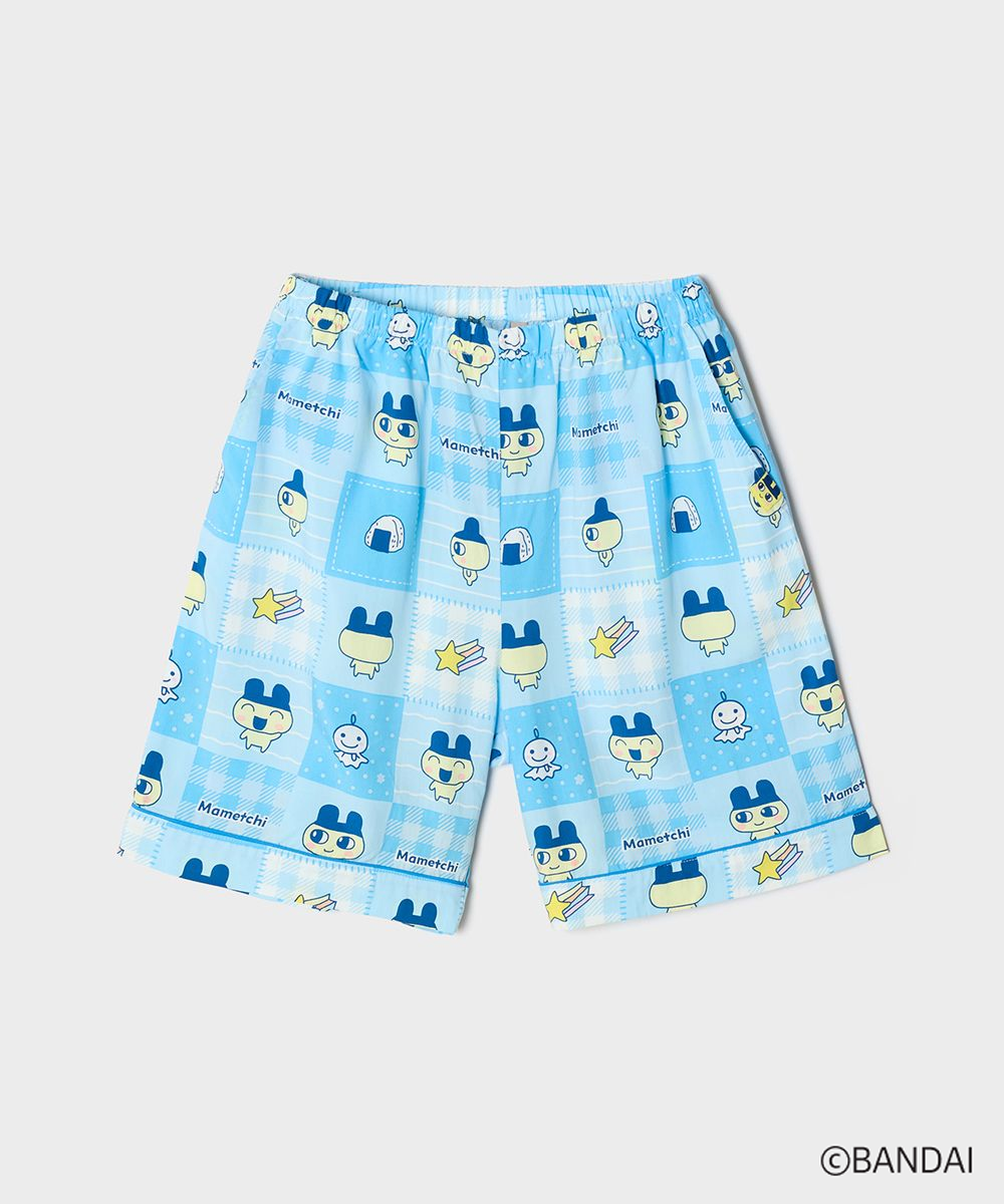 Y2K Patchwork пижама с коротким рукавом (Blue)_SPPPG25U07
