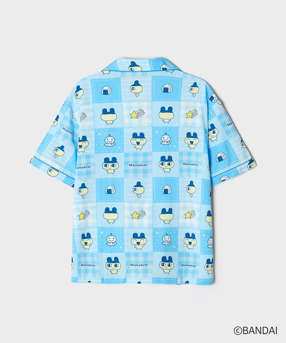 Y2K Patchwork пижама с коротким рукавом (Blue)_SPPPG25U07