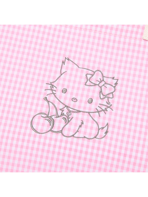 KIRSH X CHARMMYKITTY CHECK SHOULDER BAG