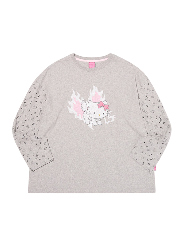 KIRSH X CHARMMYKITTY GRAPHIC LOOSE-FIT LONG SLEEVE