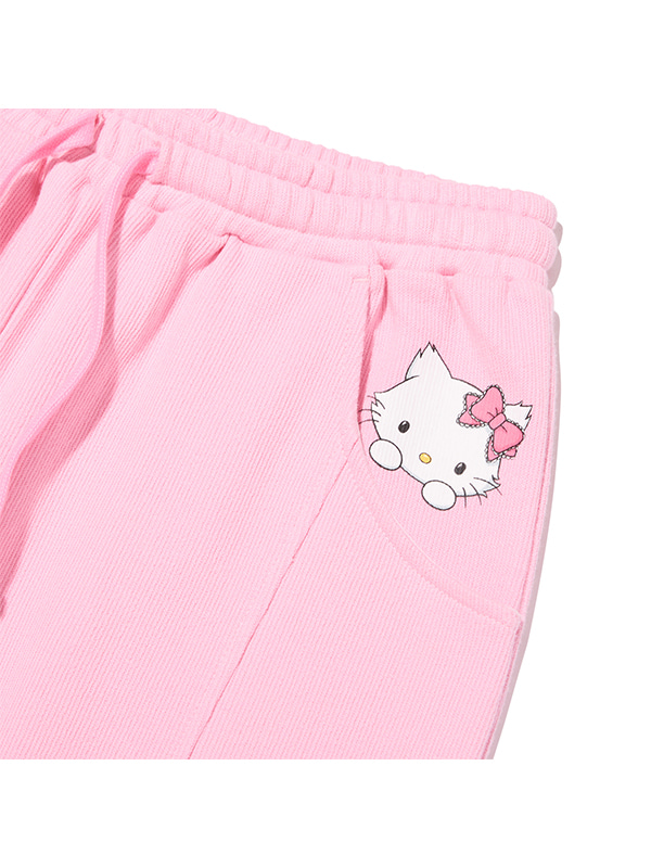 KIRSH X CHARMMYKITTY WIDE SWEAT PANTS