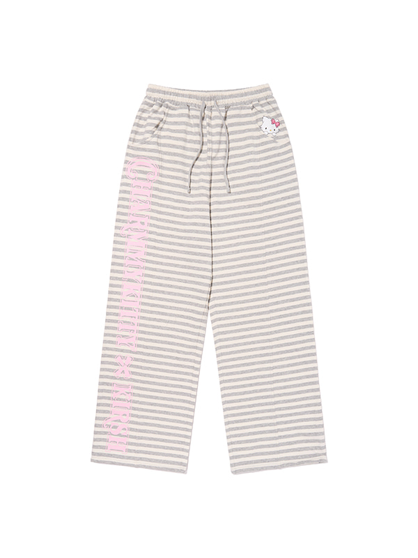 KIRSH X CHARMMYKITTY WIDE SWEAT PANTS