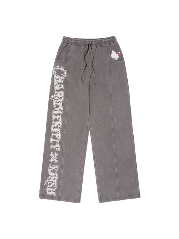 KIRSH X CHARMMYKITTY WIDE SWEAT PANTS