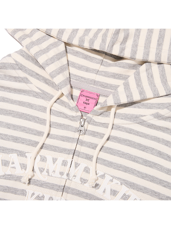 KIRSH X CHARMMYKITTY LOOSE-FIT HOODED ZIP-UP
