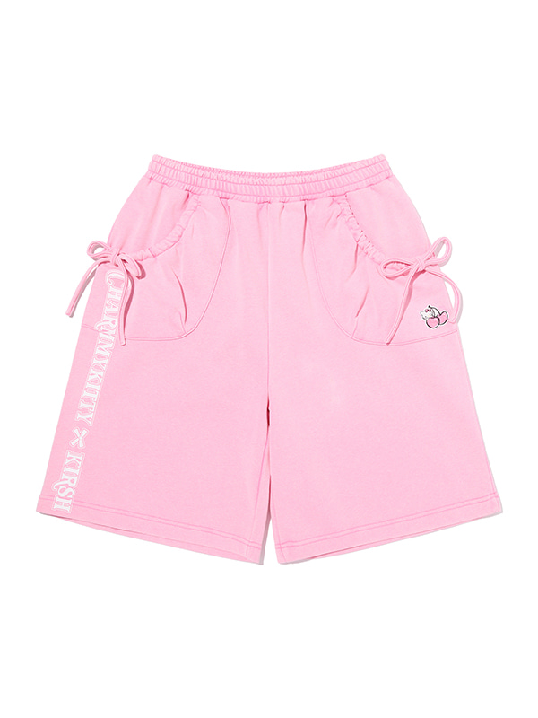 KIRSH X CHARMMYKITTY LOOSE FIT HALF SWEAT PANTS