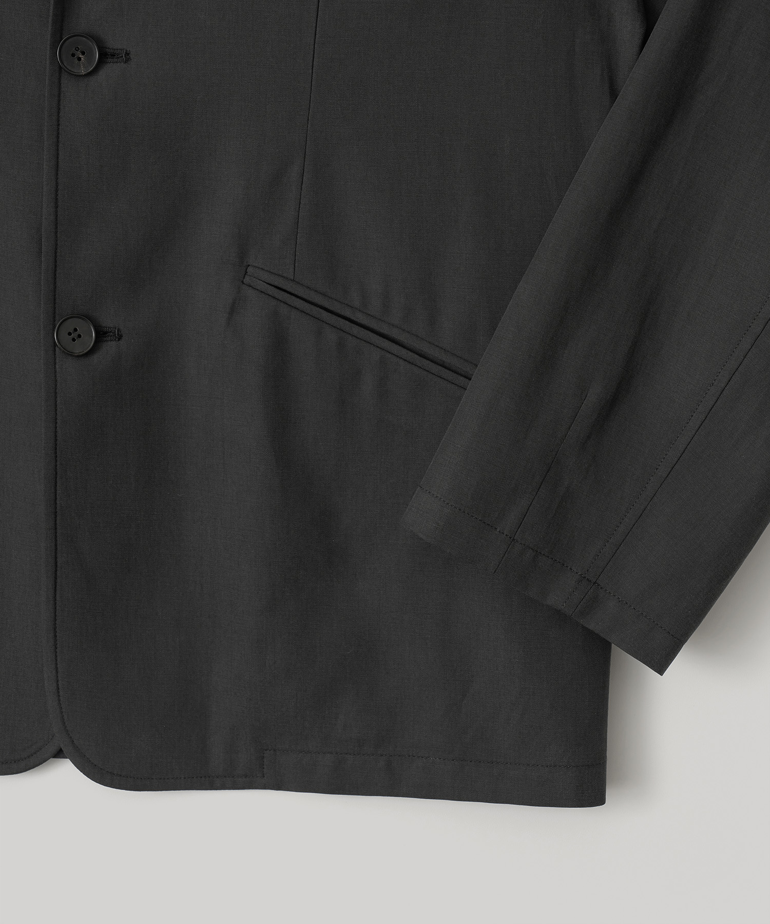 Structure Tencel Blazer (Almost Black)