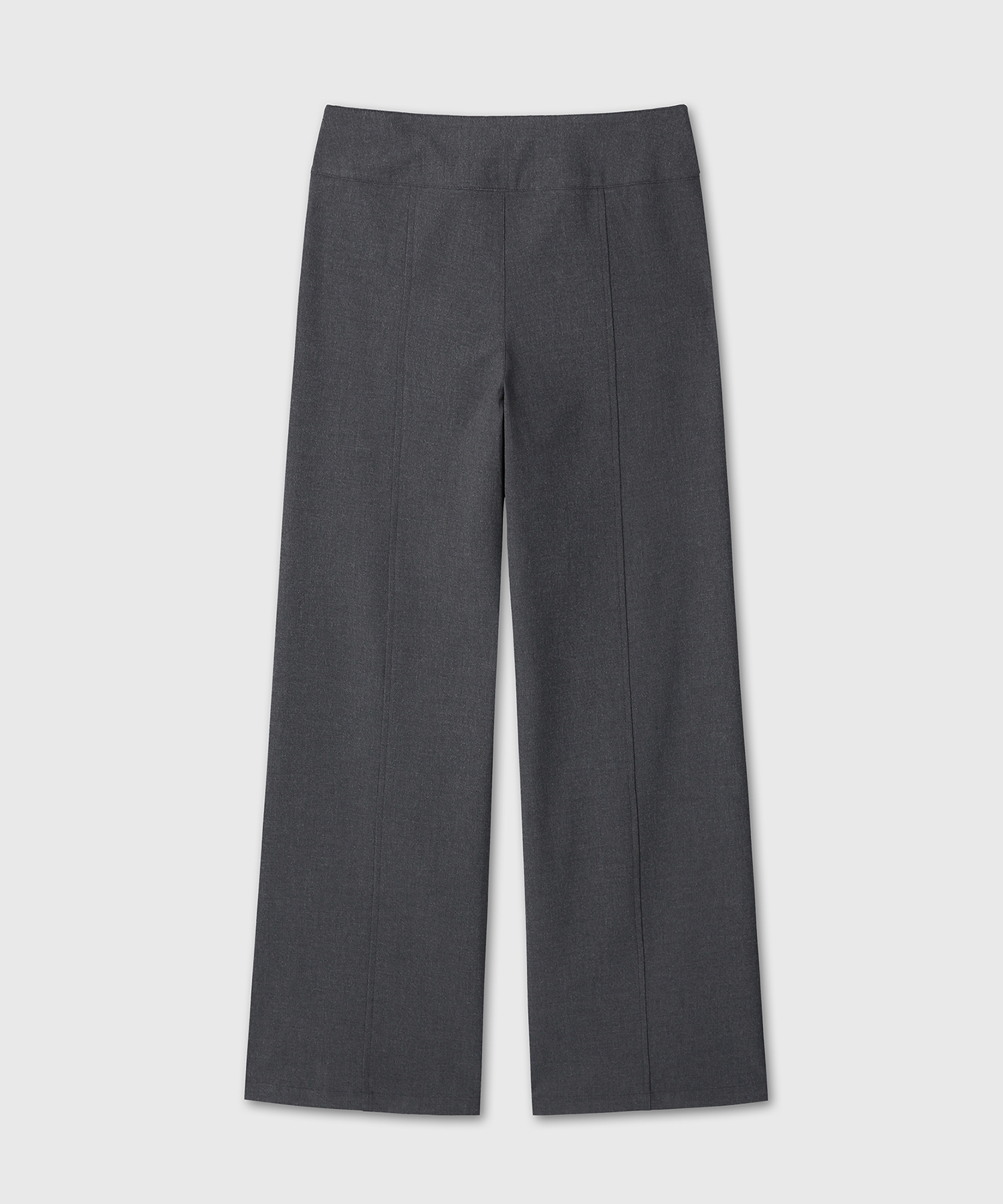 WRAP WIDE TIE PANTS (CHARCOAL)