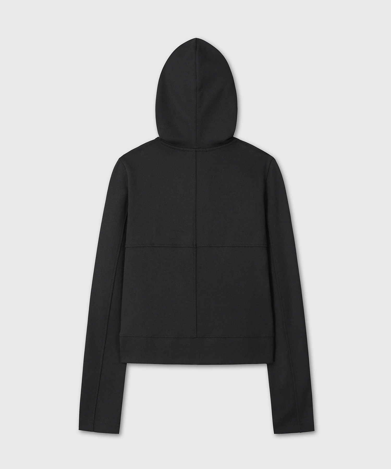 Худи на молнии REGULAR HOOD ZIP-UP (BLACK)