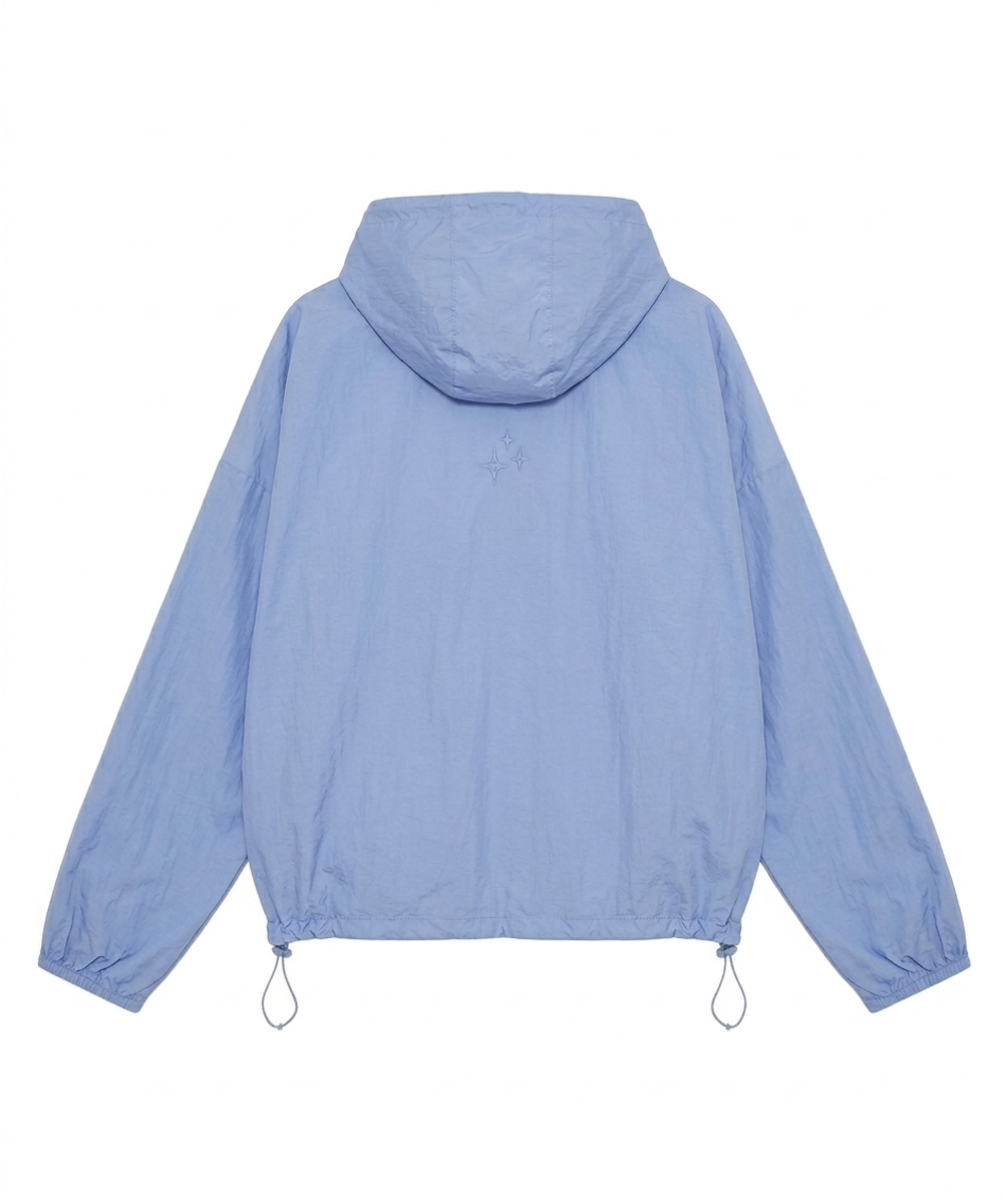 NEB windbreaker hoody jacket (skyblue)