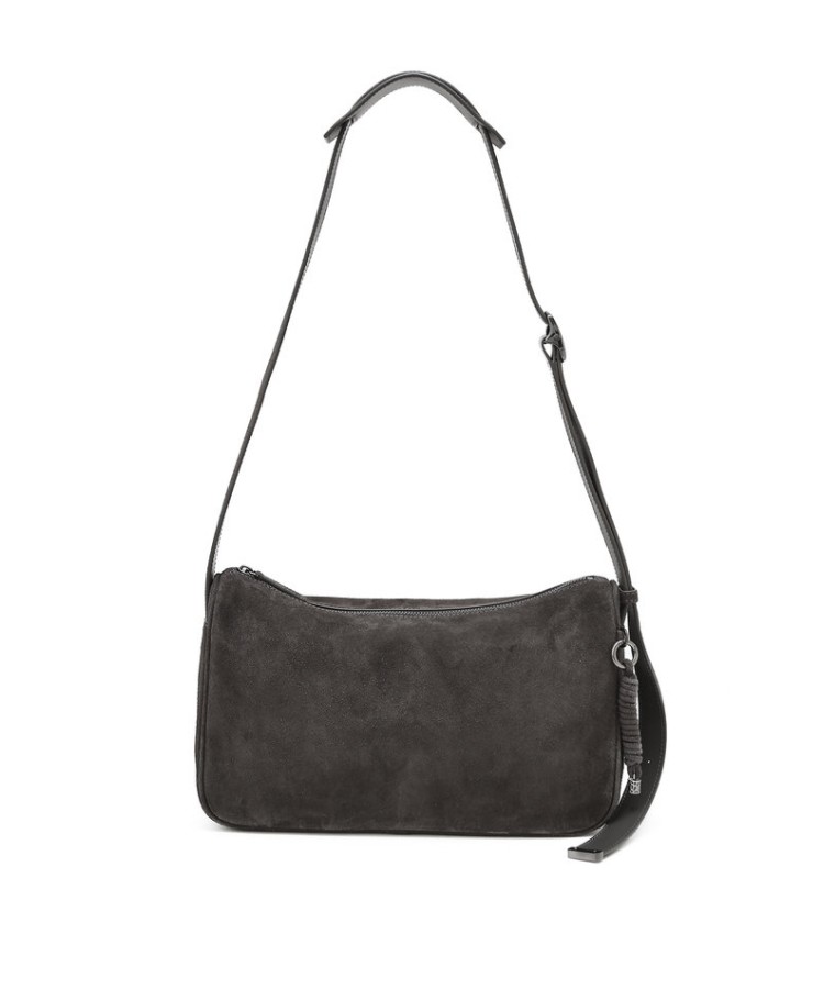 Серая замшевая кроссбоди-сумка JILLSTUART NEW YORK Men