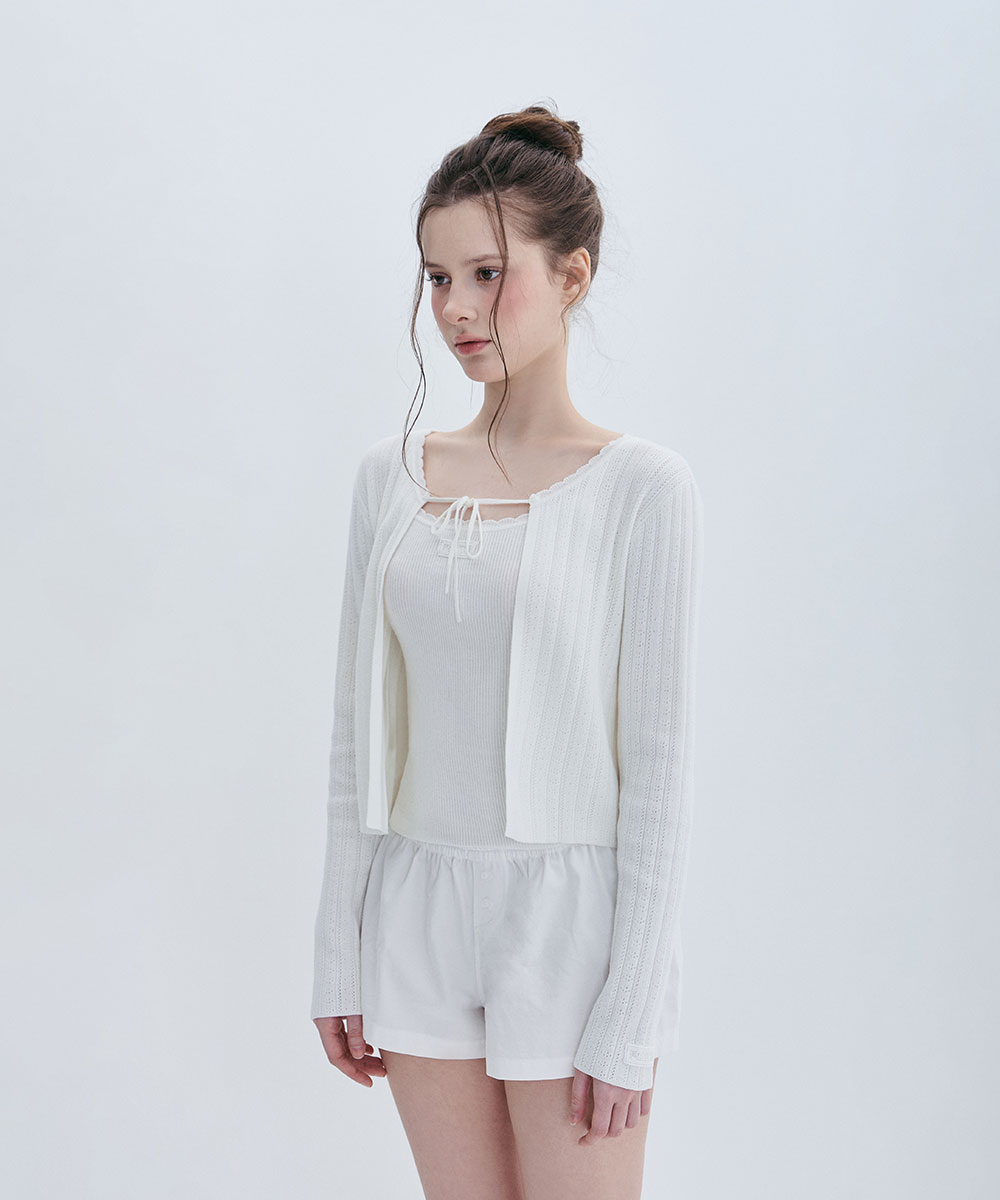 CREAMY LABEL кардиган - CREAM