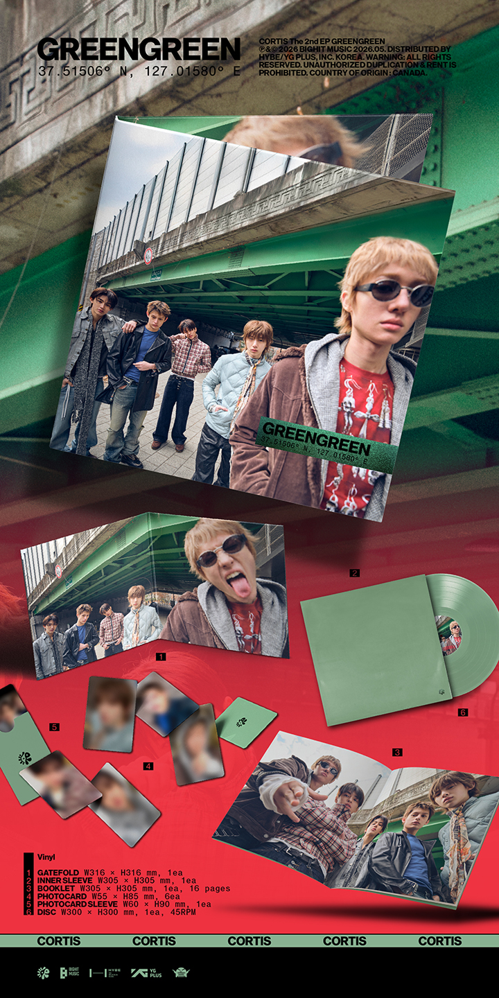 위버스(WEVERSE) CORTIS The 2nd EP [GREENGREEN] (Vinyl) - 후기 | 무신사