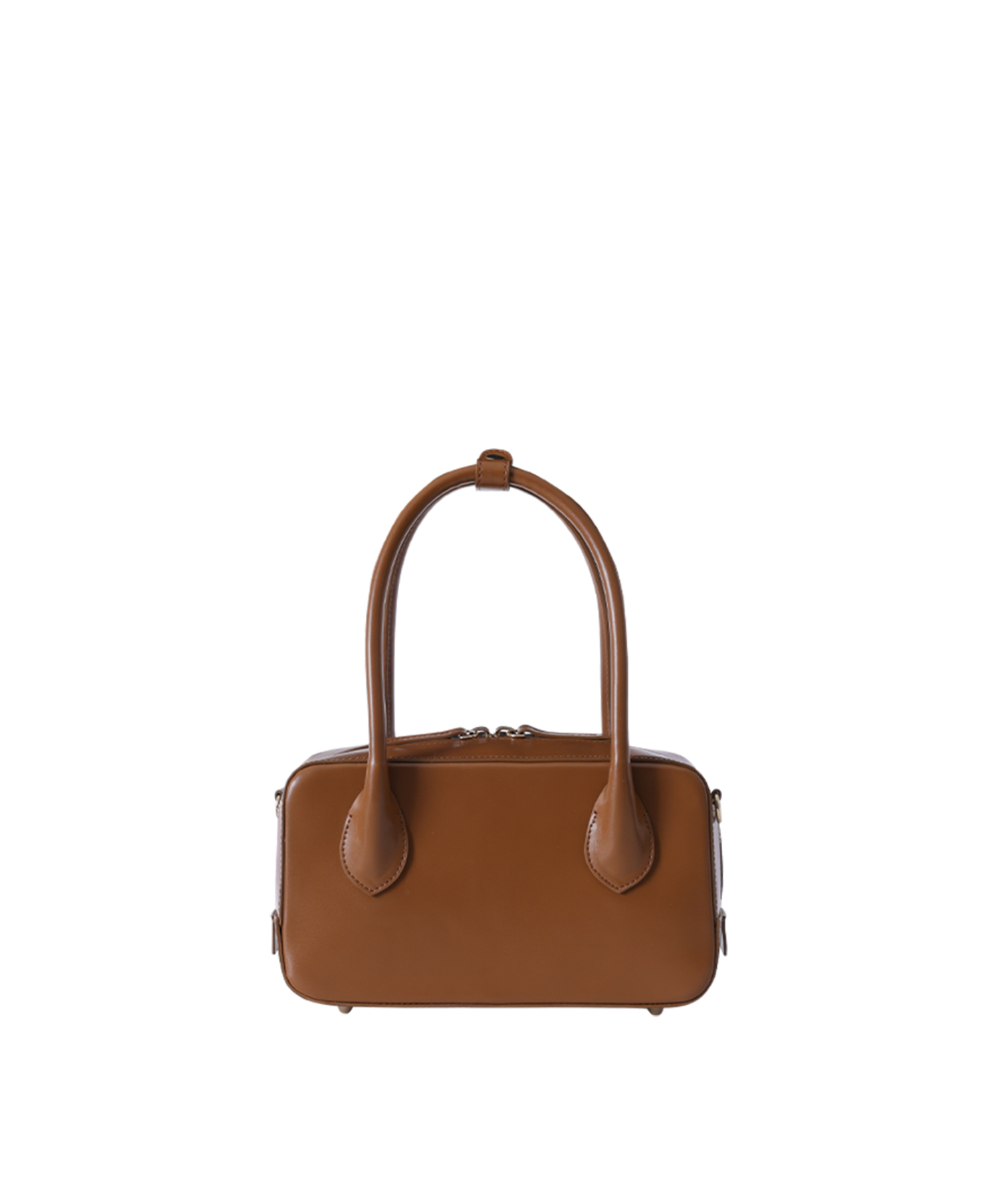 BREE BOWLING TOTE AND CROSS BAG BROWN