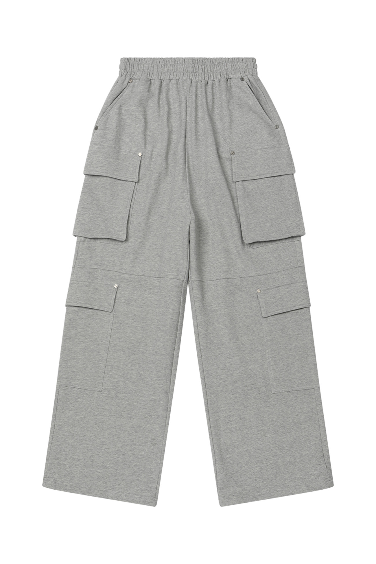 UTILITY CARGO SWEAT брюки IN меланж серый