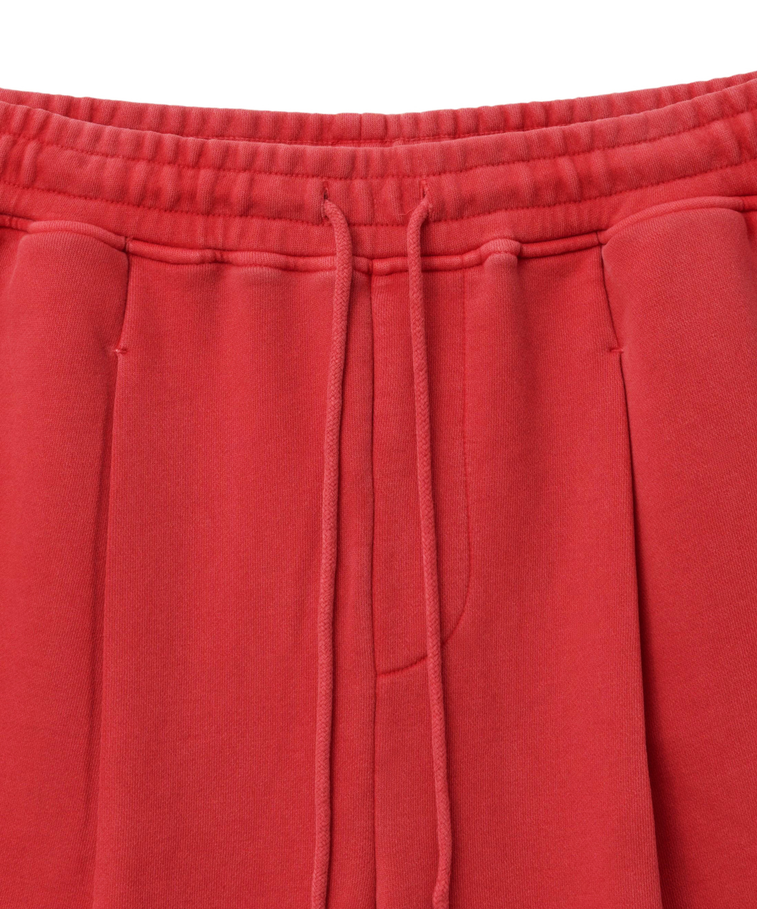Pigment Original Wing logo Bermuda Sweat Pants_Red