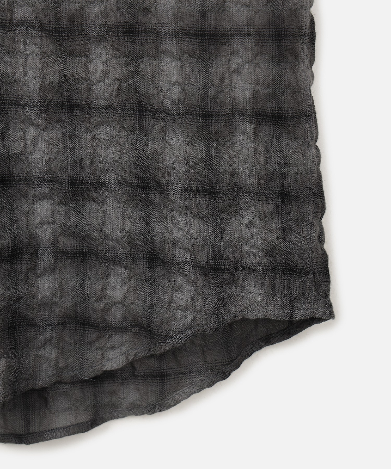 OVERSIZED CREASE клетка рубашки (247)_TMSFX26392BKX