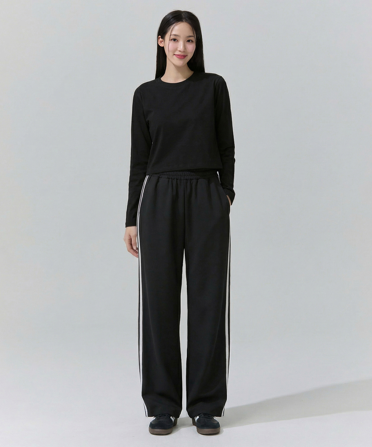 Ethan широкие тренировочные брюки (BLACK) / BM260226