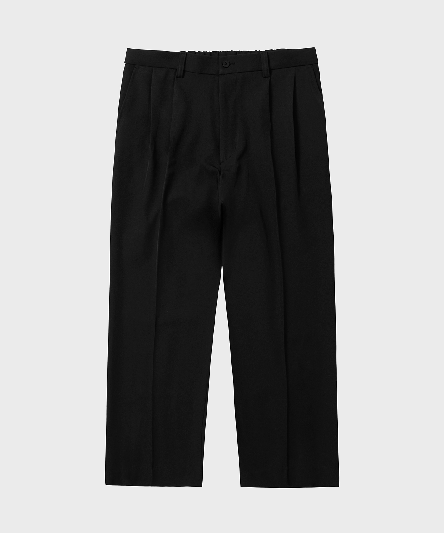 TY TWO-TUCK BANDING SLACKS, 2COLOR