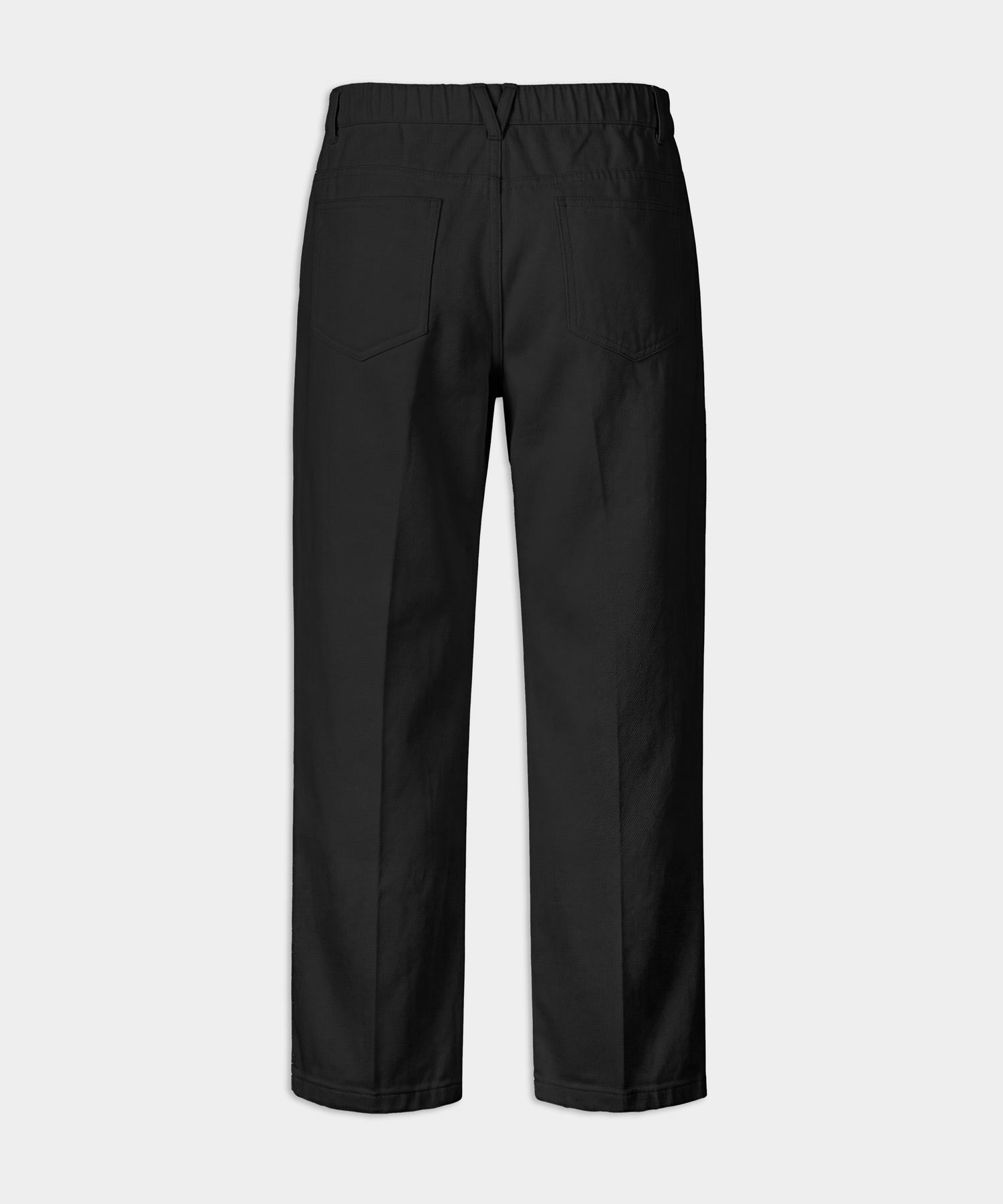 Center Crease C.L.Fit бандажные чино брюки - Black