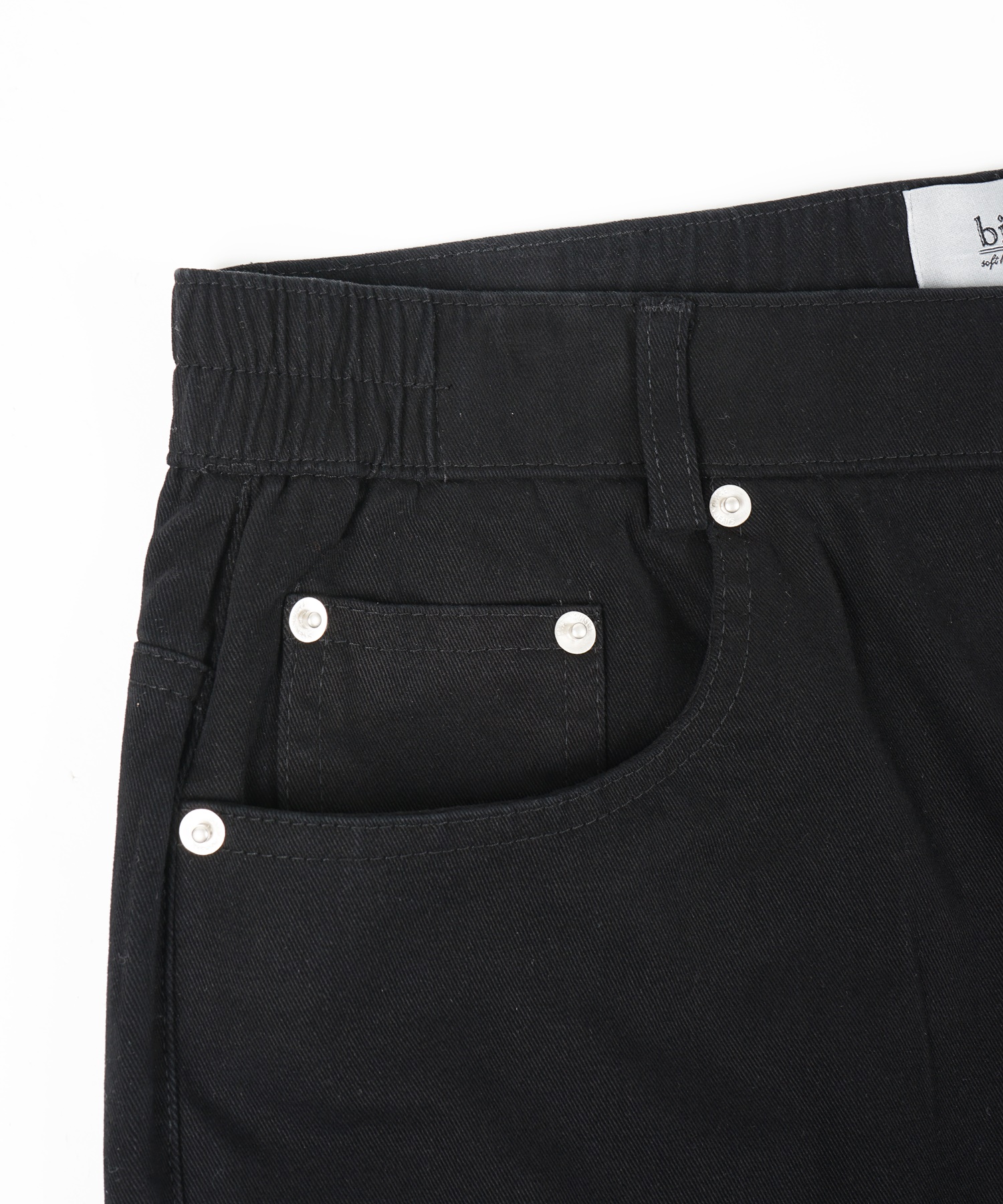 Center Crease C.L.Fit бандажные чино брюки - Black