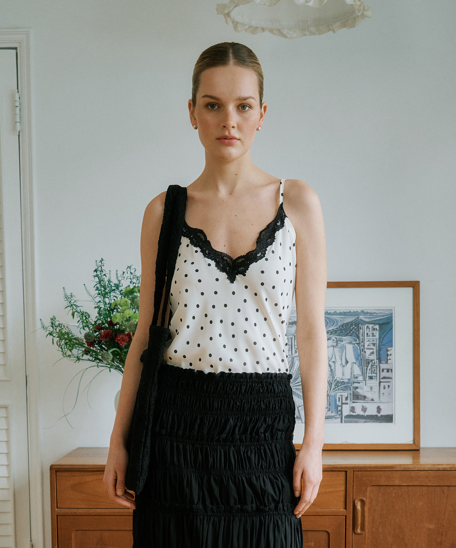 Rose Jacquard сумка (черный)