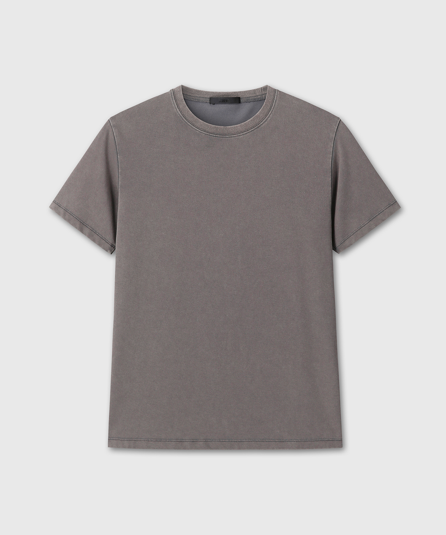 WASHED REGUALR FIT T-SHIRTS (CHARCOAL)