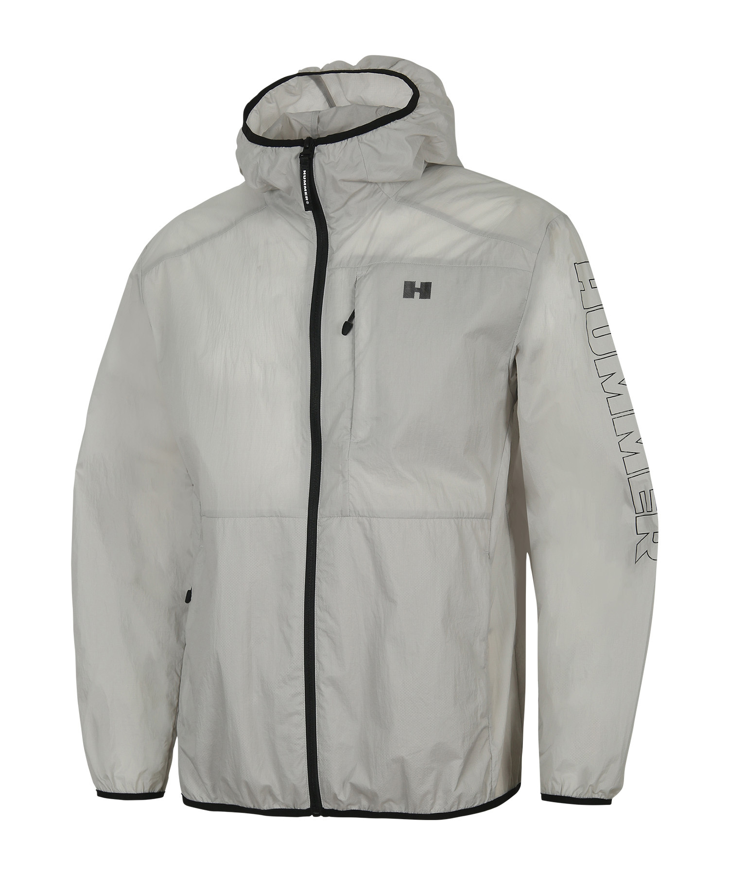 H3 нейлоновая лёгкая ветровка Light Grey