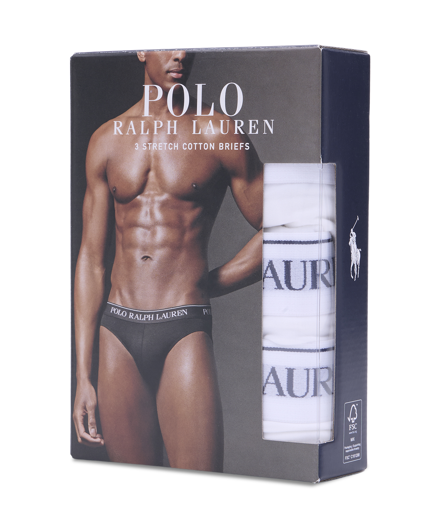 LOW RISE BRF-3 PACK-BRIEF BCI COTTON/ELASTANE-белый
