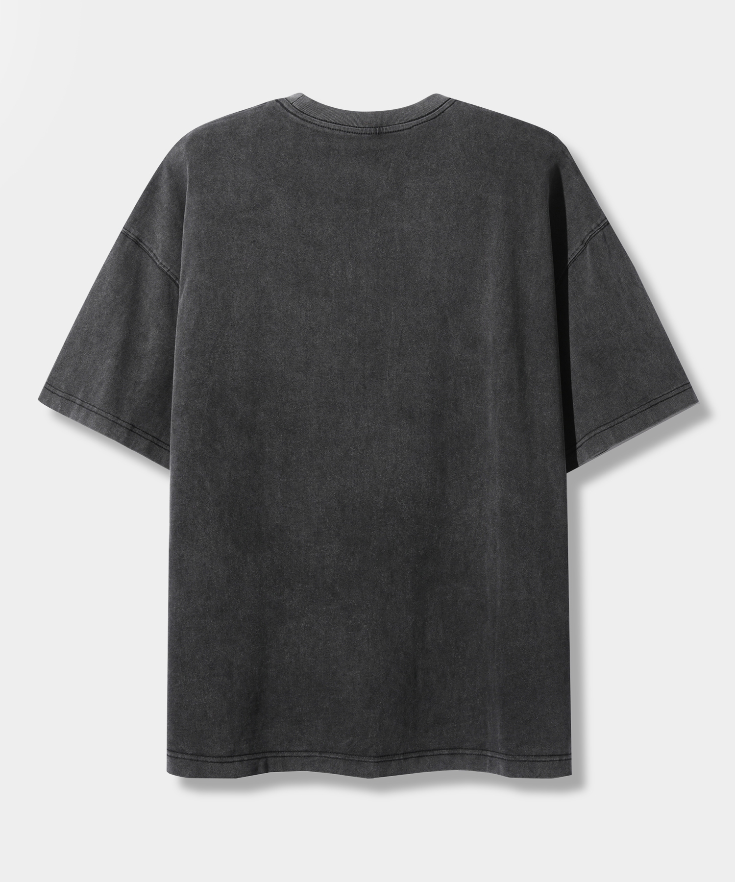 VLAD N.ROVER SEMI-CROP T-SHIRT_PIGMENT CHARCOAL