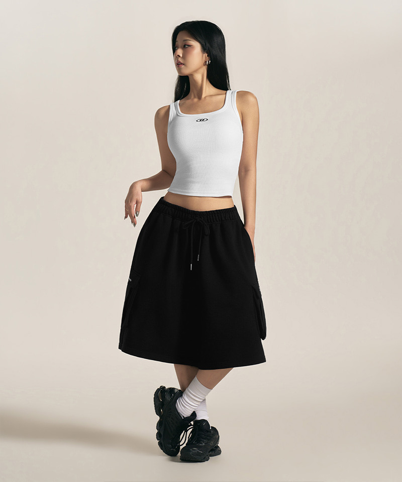 W SYMBOL B ESSENTIAL SLEEVELESS [белый]
