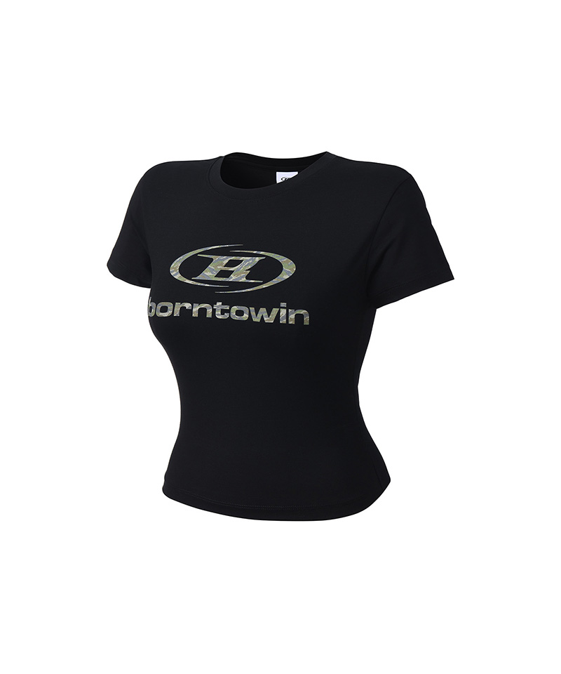 W CAMO SYMBOL B LOGO T-SHIRTS [черный]