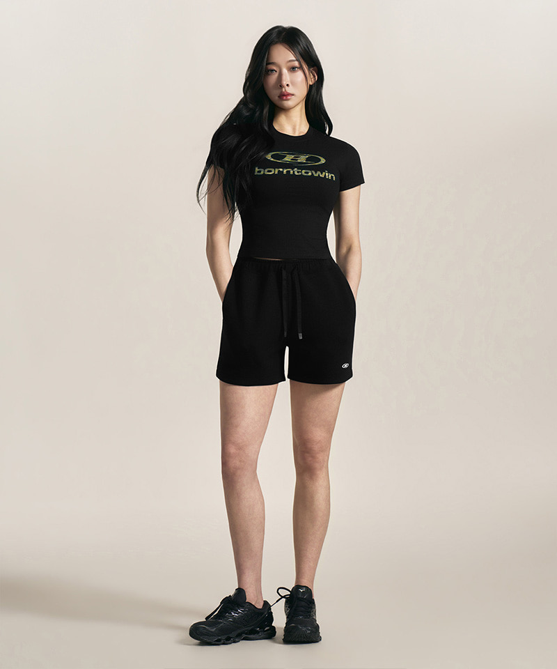 W CAMO SYMBOL B LOGO T-SHIRTS [черный]
