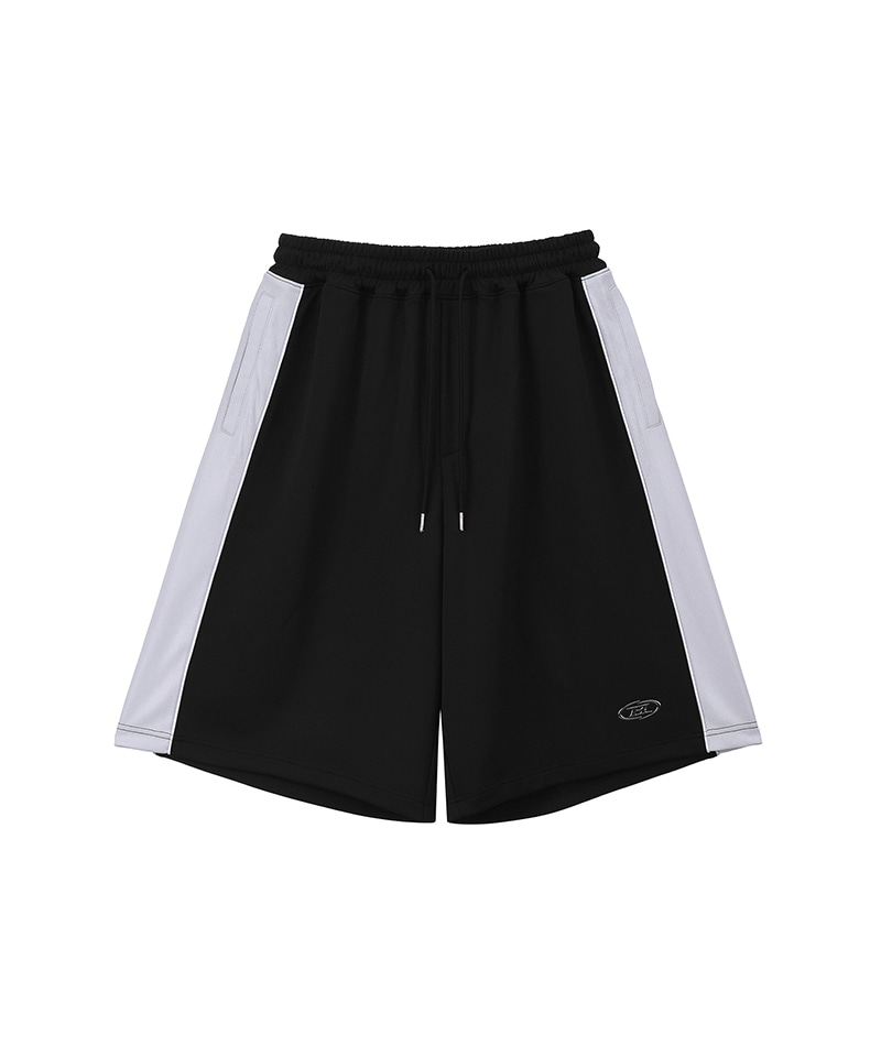 SILVER B BLOCK MESH JERSEY BERMUDA брюки [черный]