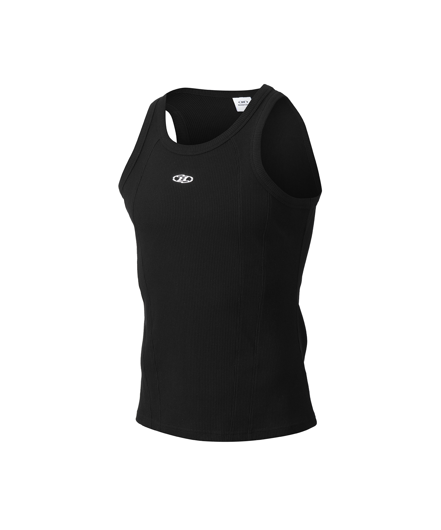 B PENDANT CUT LINE SLEEVELESS [черный]