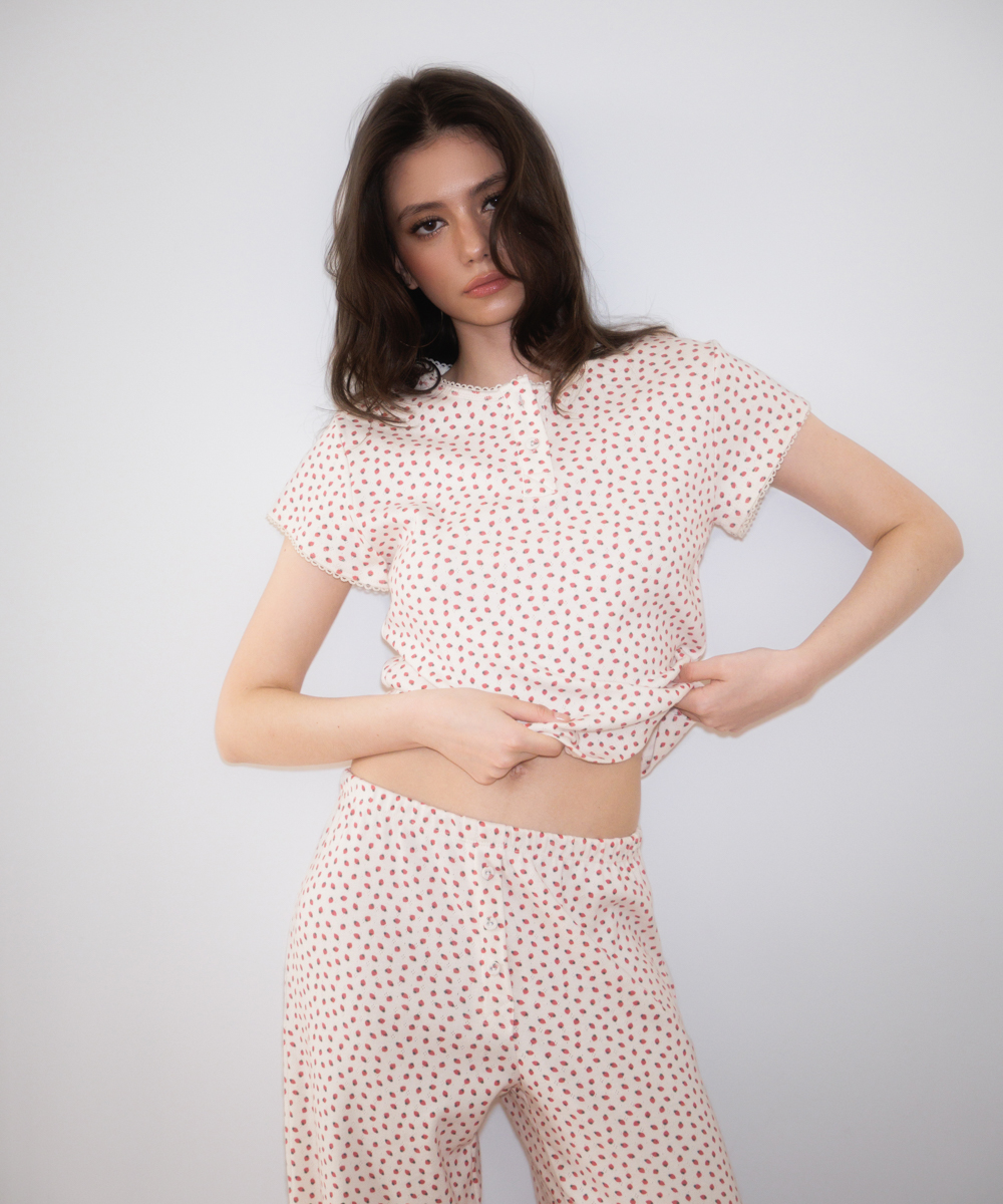 Rose & Berry Lounge брюки [Ivory]