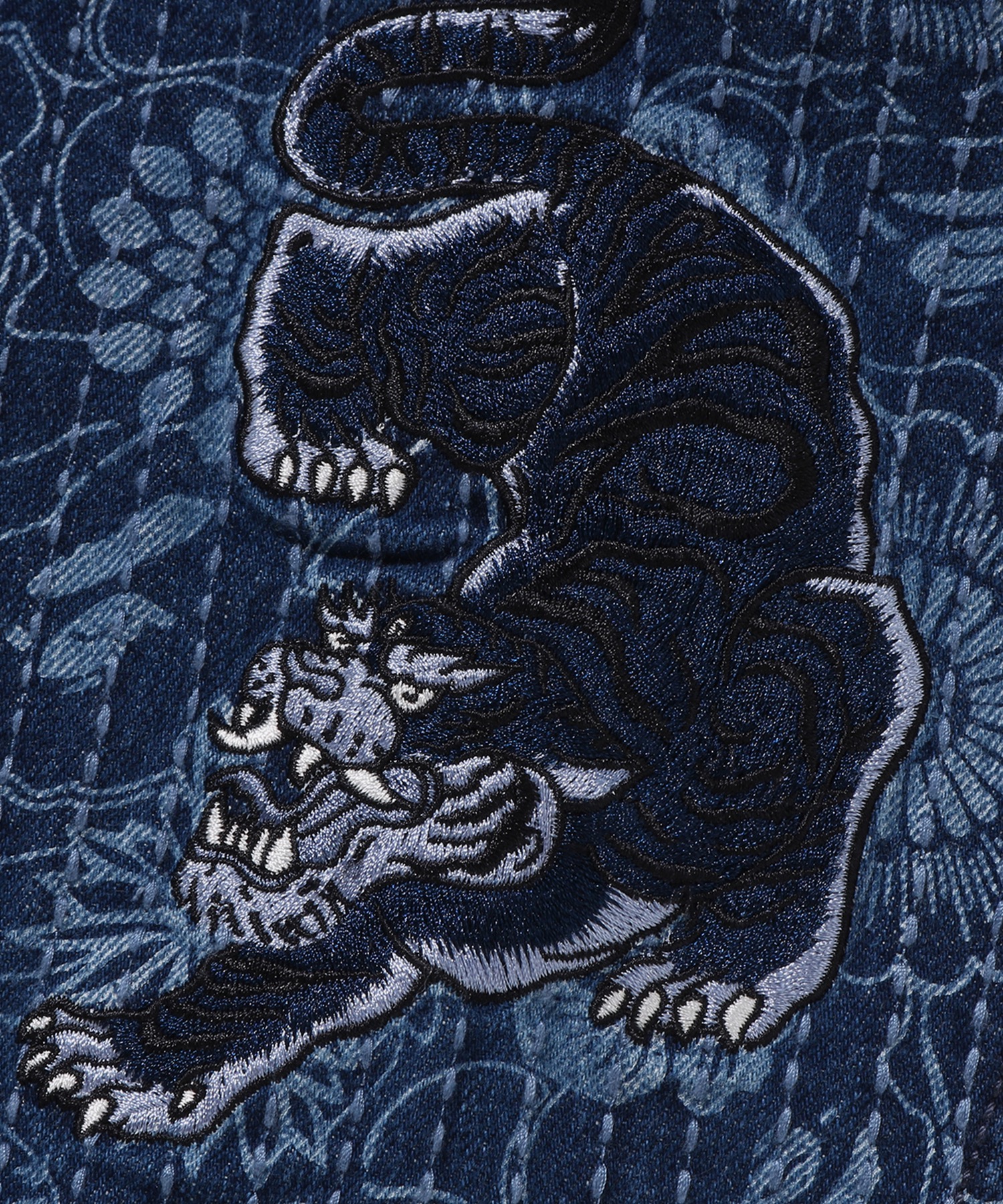 Кимоно джангл-фатиг Japanese Indigo Art Camo (M) INDIGO
