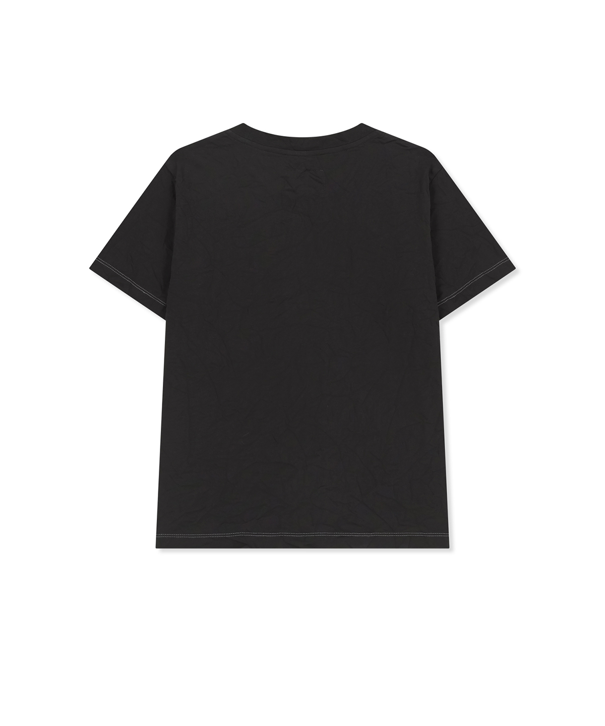 LETTERING GRAFFITI CREASE TOP IN черный